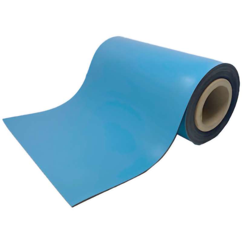 Rubber Roll, 2-Layer, Static-Dissipative, Blue, 24" x 50 ft.